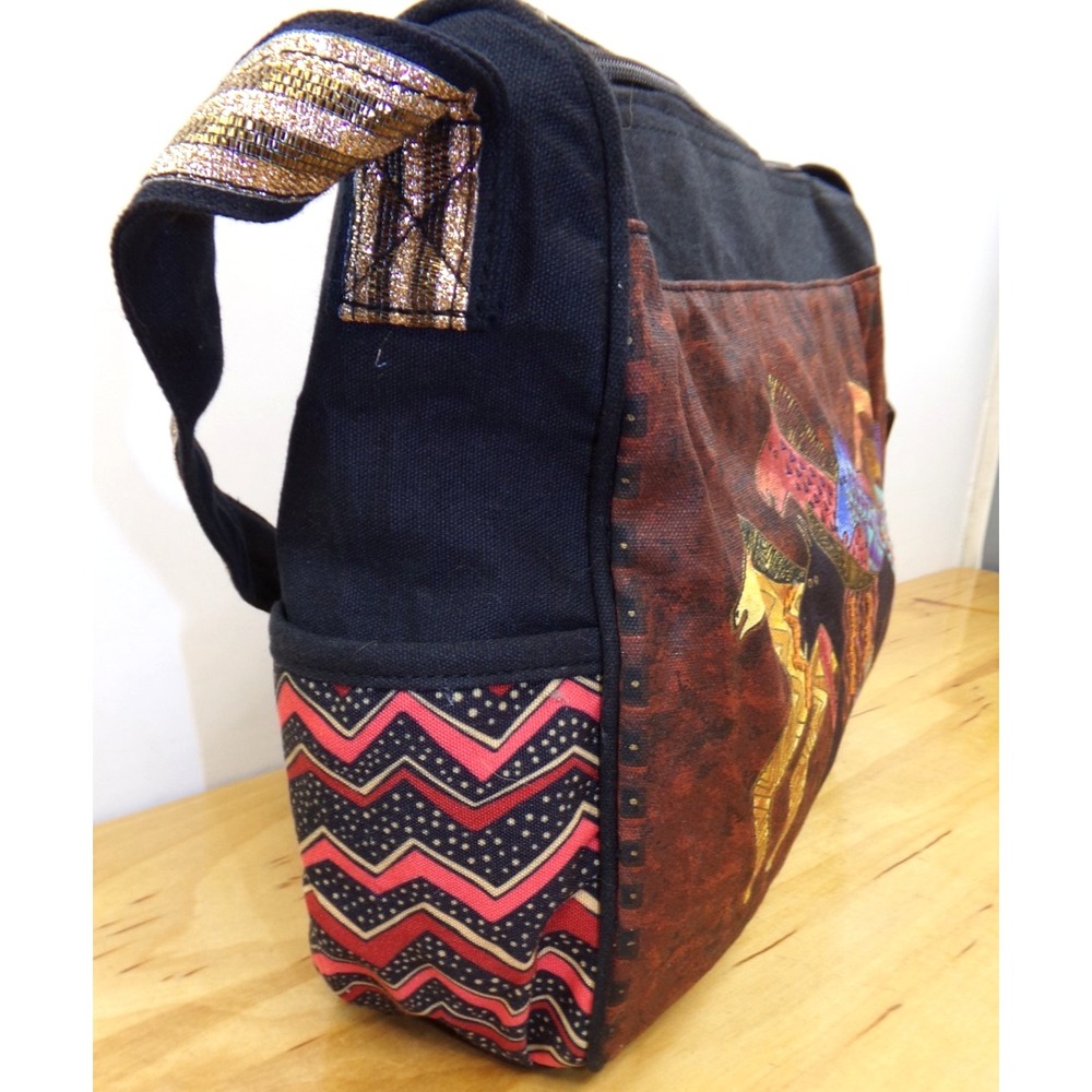 Artistic Horse Print Shoulder Bag - Picture 3 of 11